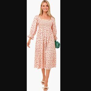 Hyacinth House Floral Fells Smocked Midi Dress